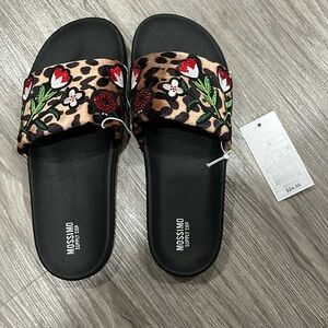 Mossimo Supply Co leopard print & floral flats